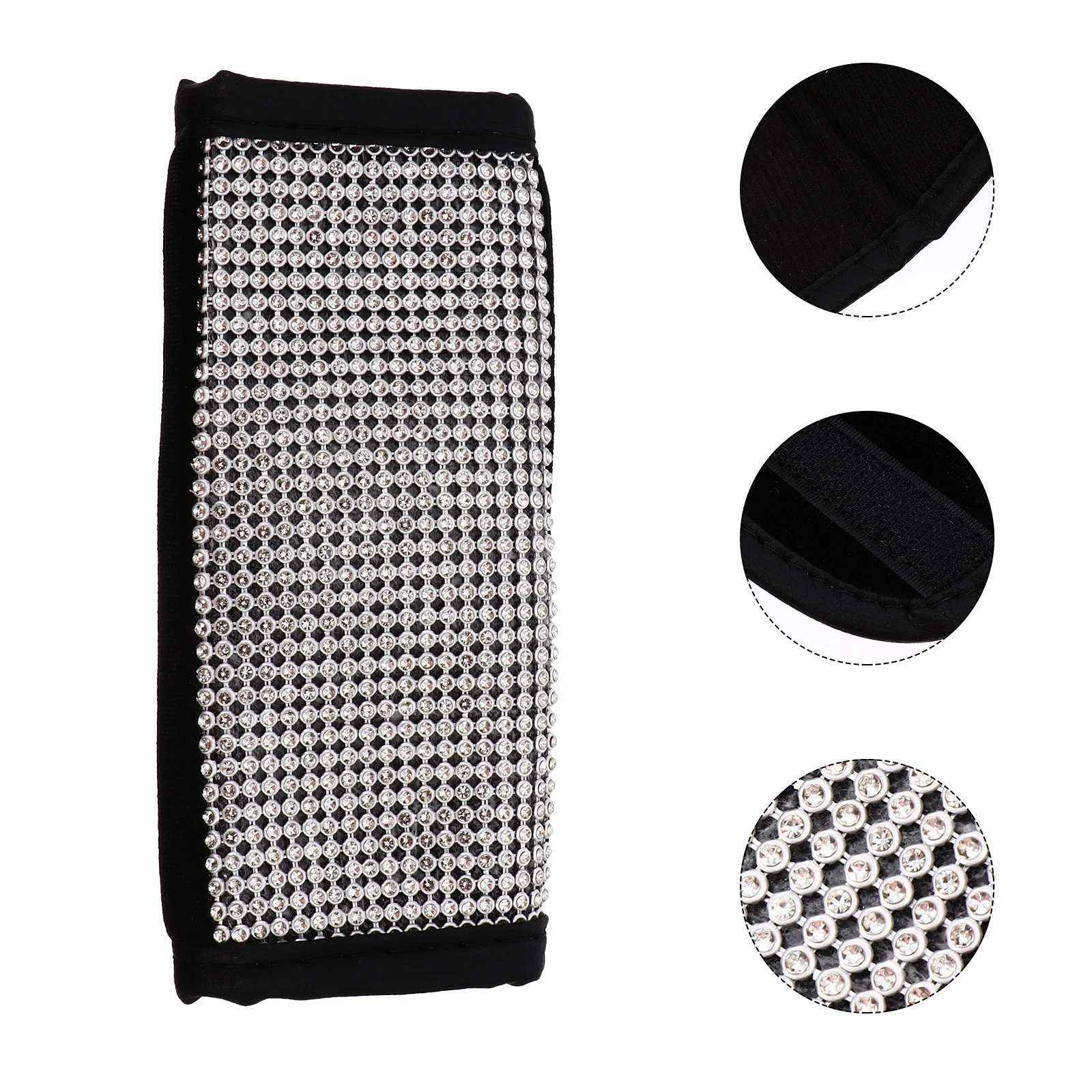 غطاء فرامل اليد من البولي يوريثان الماسي لعتاد السيارة، قضيب توجيه عالمي مناسب لامع، حافظة فرامل اليد للسيارات