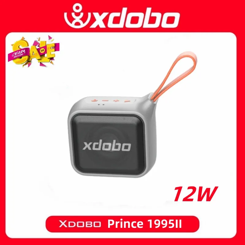 XDOBO Prince 1995-II 12W Bluetooth Stereo Wireless Portable Mini Speaker Outdoor Waterproof High Quality Subwoofer