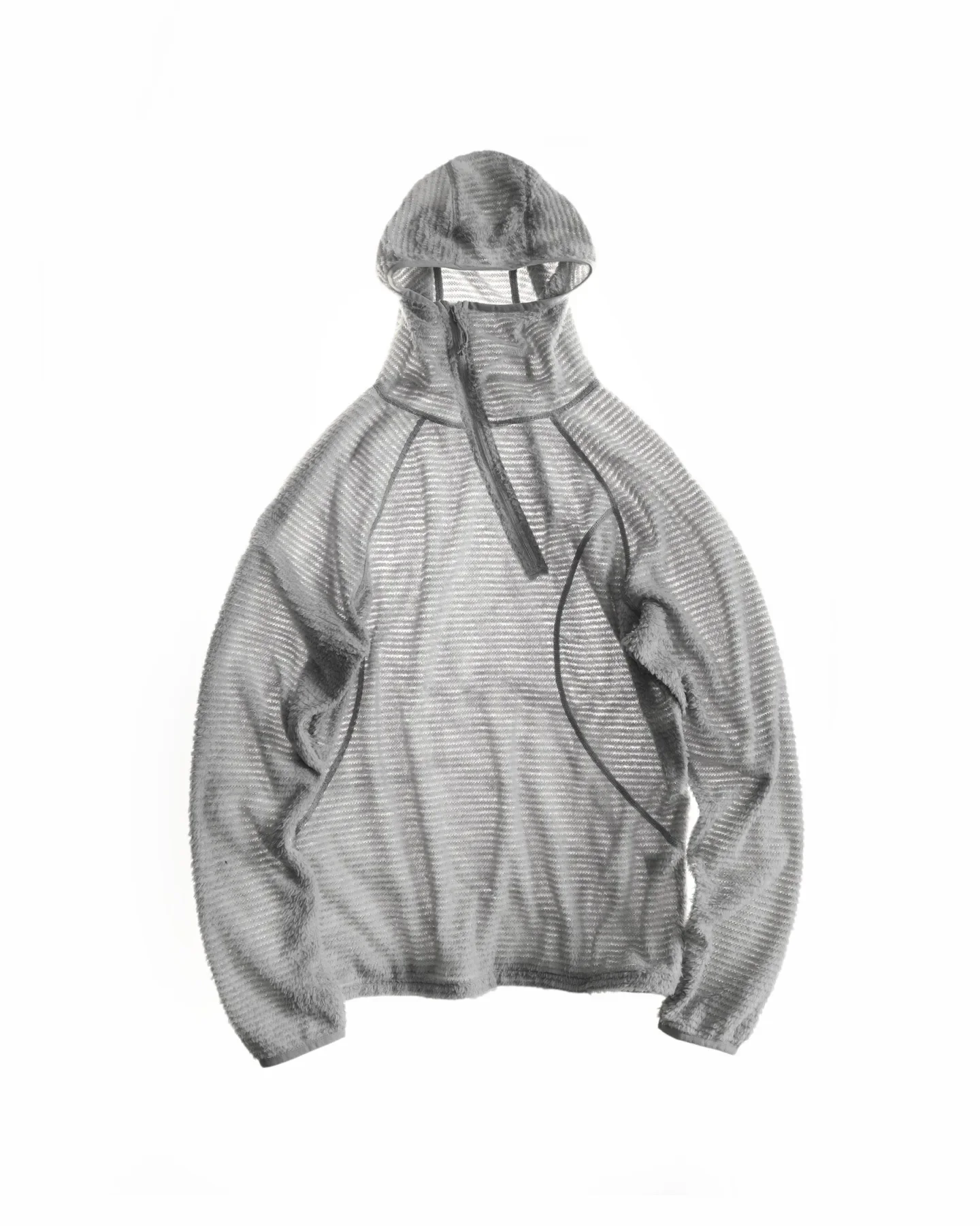 Unisex Vielseitiges Outdoor-Thermo-Unterhemd - Gemütlicher Antistatischer Fleece-Kapuzenpullover mit Ferninfrarot-Wärme für Kaltes Wetter – Detail 2