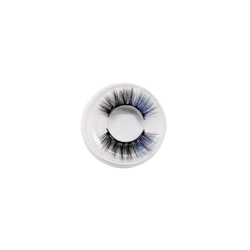 Pestañas magnéticas hechas a mano, pestañas de visón 5D reutilizables y esponjosas, pestañas postizas naturales de colores para mujer