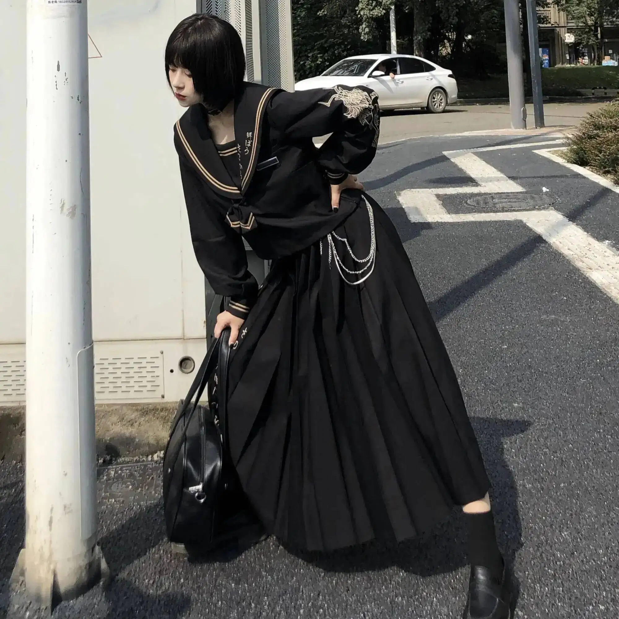 Uniforme d'écolière japonaise JK, veste à manches longues de style collège coréen