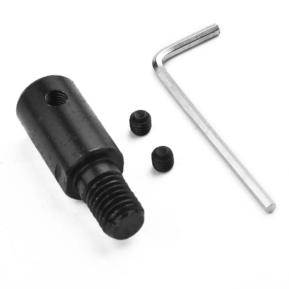 Brand New Connecting Shaft Spare Replacement 6 Inner Diameter Black Silver Chuck Adapter Connection Joints M10