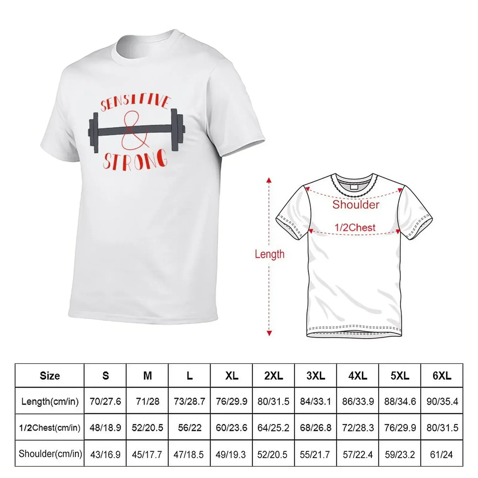 Copy of Sensitive and Strong Emotional Workout T-Shirt boys animal print cheap stuff shirts men