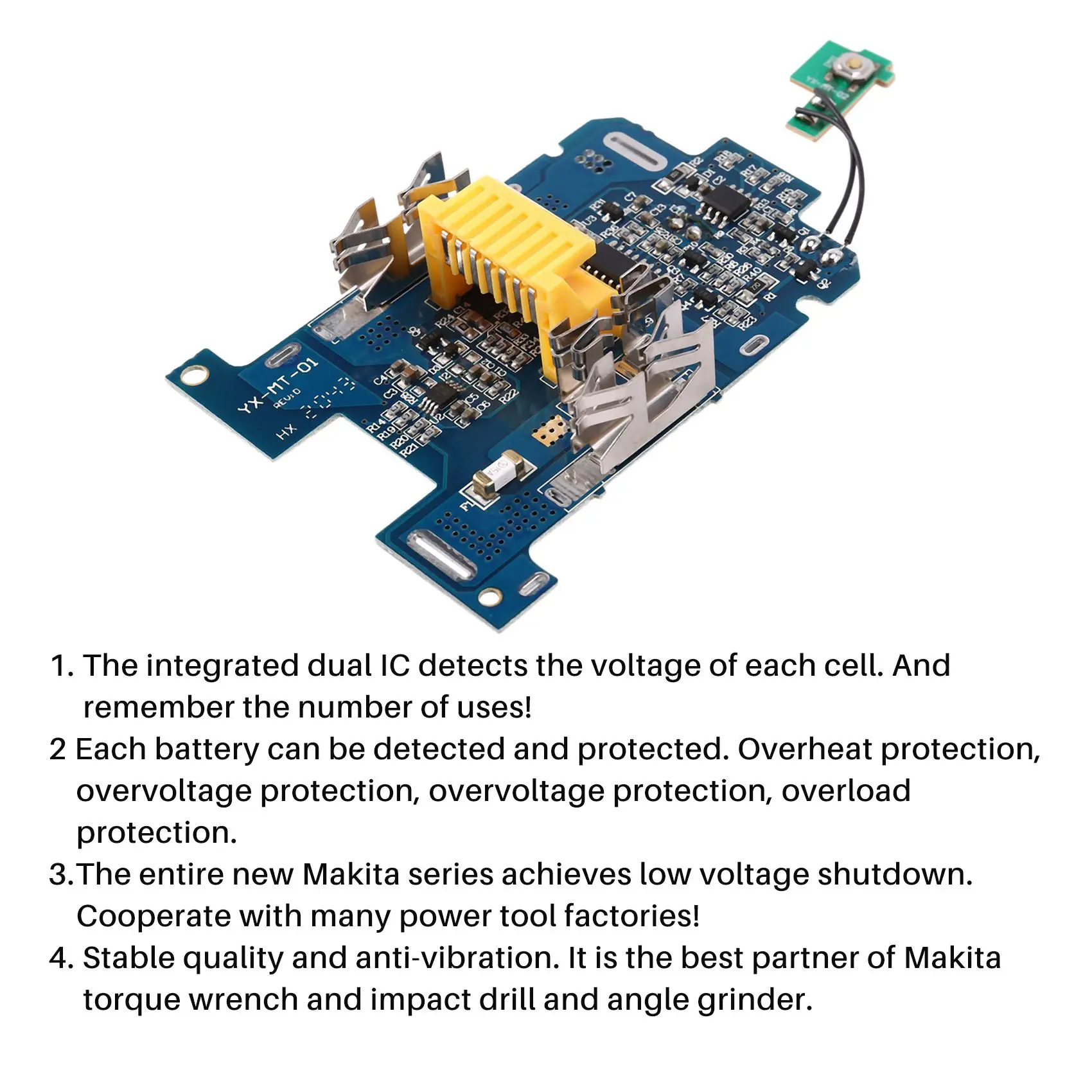 BL1830 리튬 이온 배터리 BMS PCB 충전 보호 보드, Makita 18V 전동 공구 BL1815 BL1860 LXT400 Bl1850