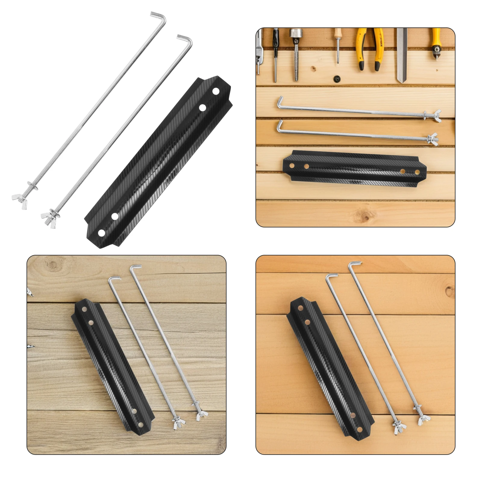 

Universal Car Bracket Iron Alloy Hold Down Fix Support Vibration Reduction Black Auto Mount Closet Rod Stabilizer Tie