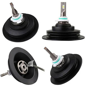 Tampa universal de borracha macia para carro, farol automático, luz LED Seal Cap, lâmpada impermeável, 1Pc 10 principais vendas tampa farol azera - №2