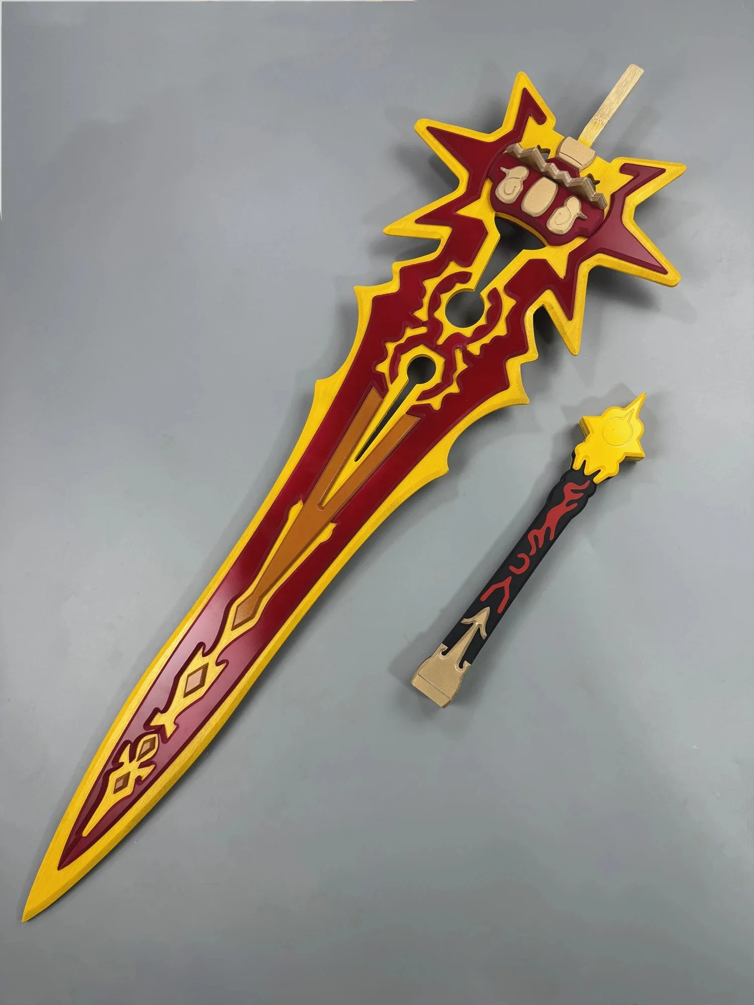 ดาบมาวูิกา เก็นชิน อิมแพ็ค อุปกรณ์ประกอบฉากคอสเพลย์ ฮาโลวีน คริสต์มาส ชุดแฟนซีสำหรับงานปาร์ตี้ อุปกรณ์เสริม