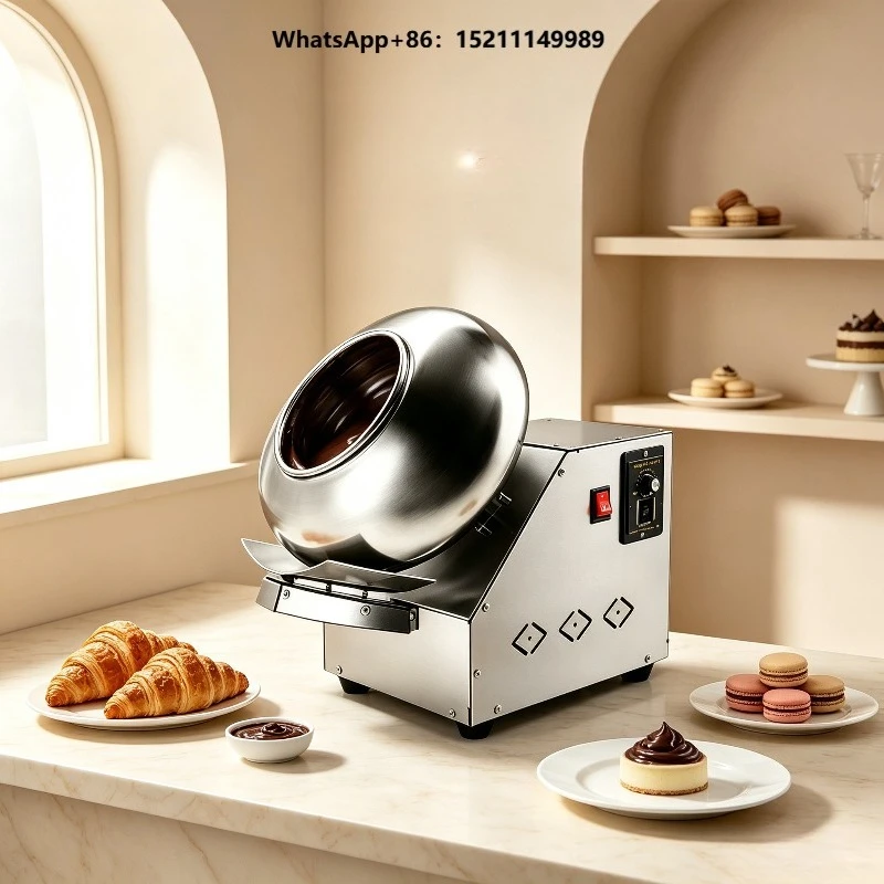 Commercial Candy Coating Machine Stainless Steel 220V High Productivity Electric Snack Making Equipment