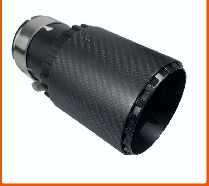 

Automotive Parts Carbon Fiber Exhaust Pipe 89 101mm