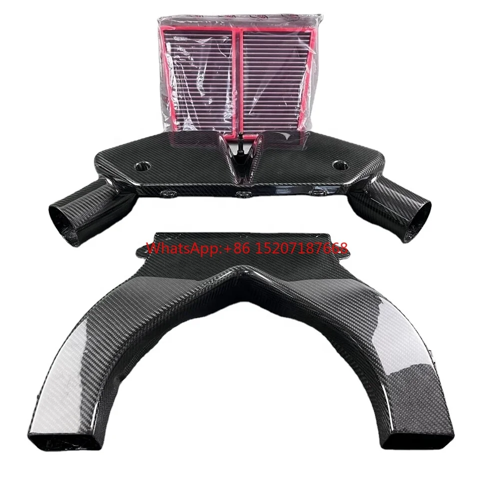 

Carbon fiber air intake kit and engine cover for alfa romeo giulia 2.9t auto parts