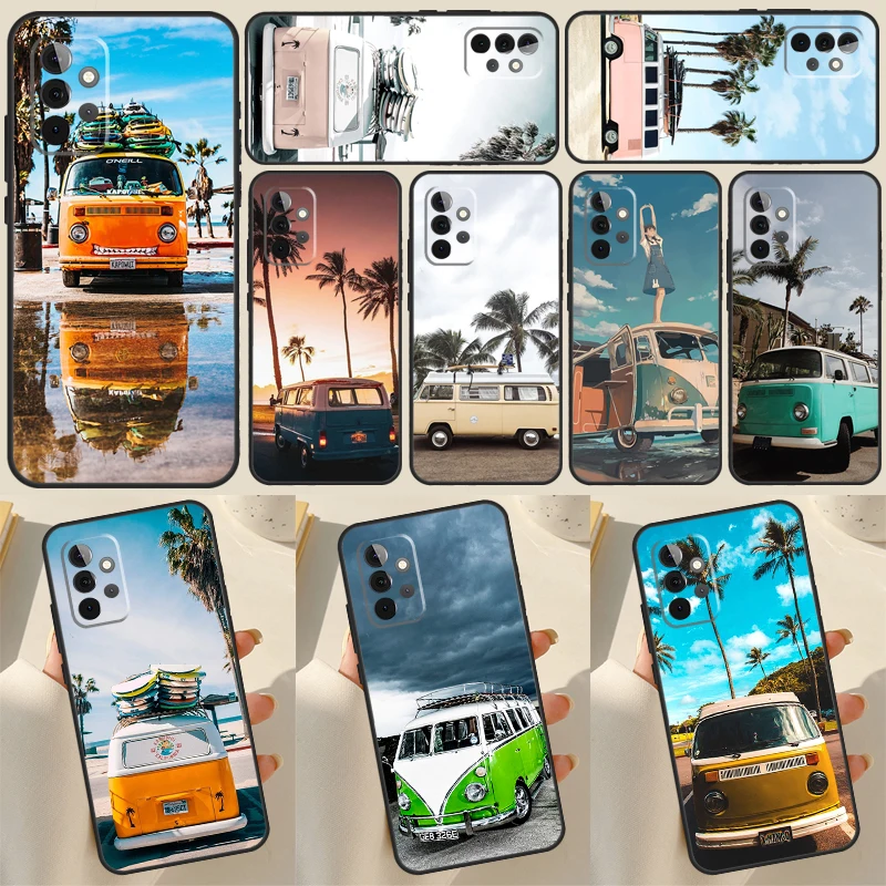 Combi Van Surf For Samsung Galaxy A54 A34 A14 A52 S A12 A22 A32 A13 A33 A53 A73 A50 A71 A51 Phone Case