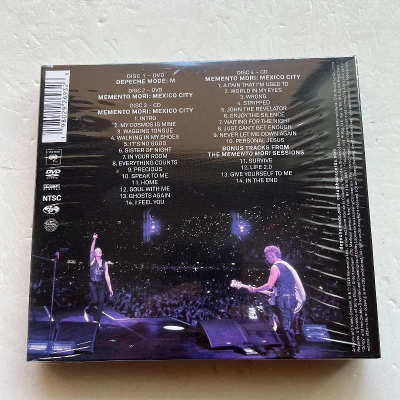 Classic British Electronic Music Band D-Depeche M-Mode M 2CD+2DVD Deluxe 4-disc Version Record The Memento Mori Scene Music Gift