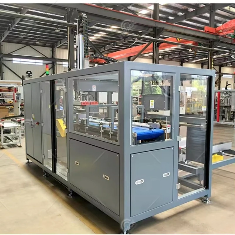 Automatic 3 in 1 Carton Erector Packer Sealer End of Line Packaging System Solution Custom