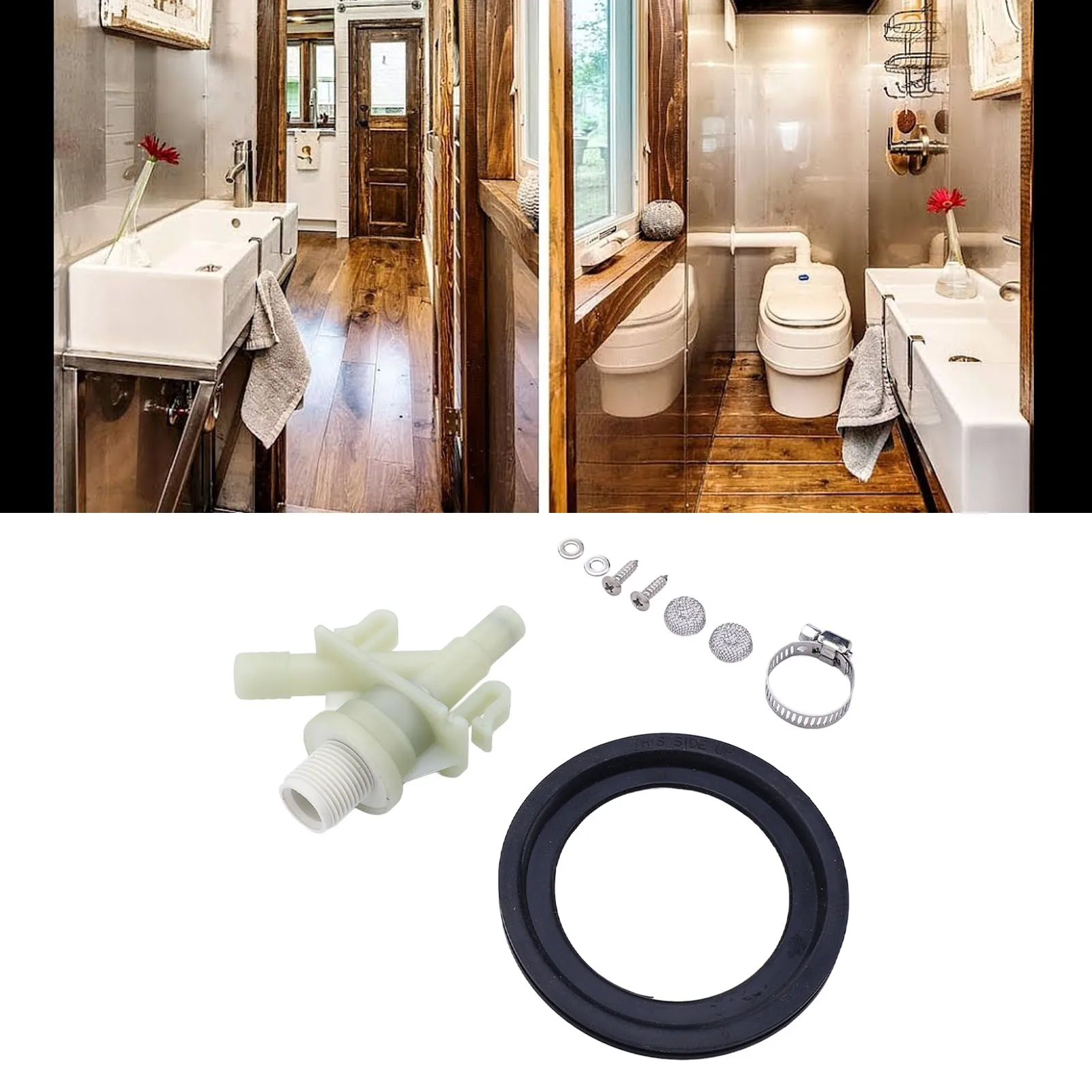 

Комплект водяного клапана для туалета RV 385311641, сменный комплект водяного клапана для педали смыва, морской туалет, дом на колесах