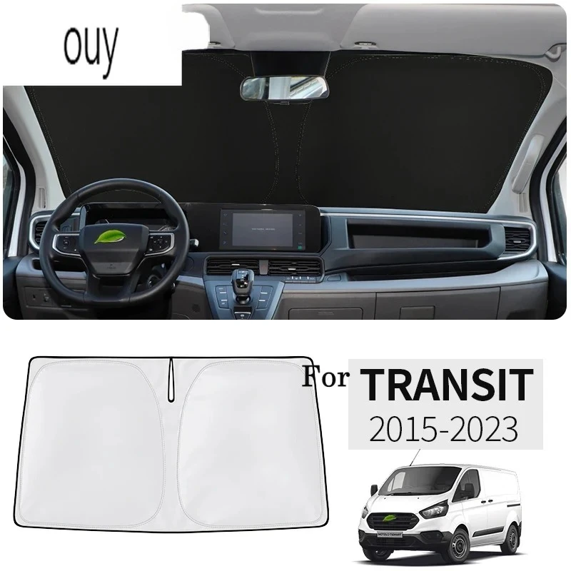 

Auto Interior Accessories For Ford Transit 2015-2023 Car Styling Nano-Insulat Windshield Sunshade Front Window Sun Shade Visor
