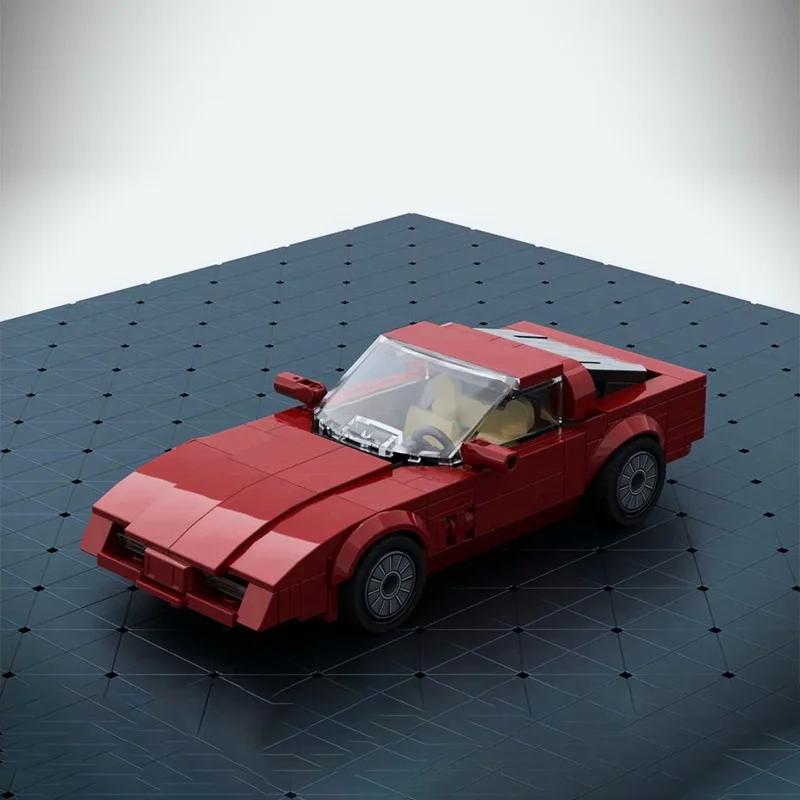 City Car Model MOC Building Bricks C4 High-Performance Sports Car Modular Technology Children Holiday Gifts Assemble Toys Suit