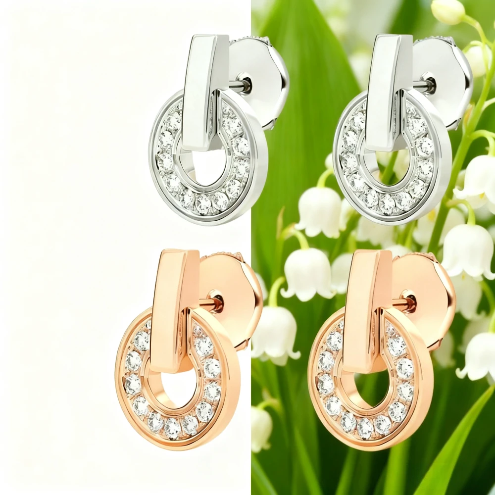 

Модные аксессуары 2025 года. Женские серьги-иглы, новый летний стиль 2025 года, изысканная микроинкрустация, простые и темпераментные.