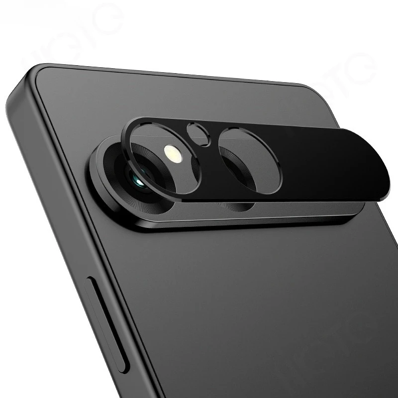 Aluminum Metal Camera Protectors for Sony Xperia 10 VII Hollow Lens Screen Protector For Xperia10VII Lens Ring Film Cover