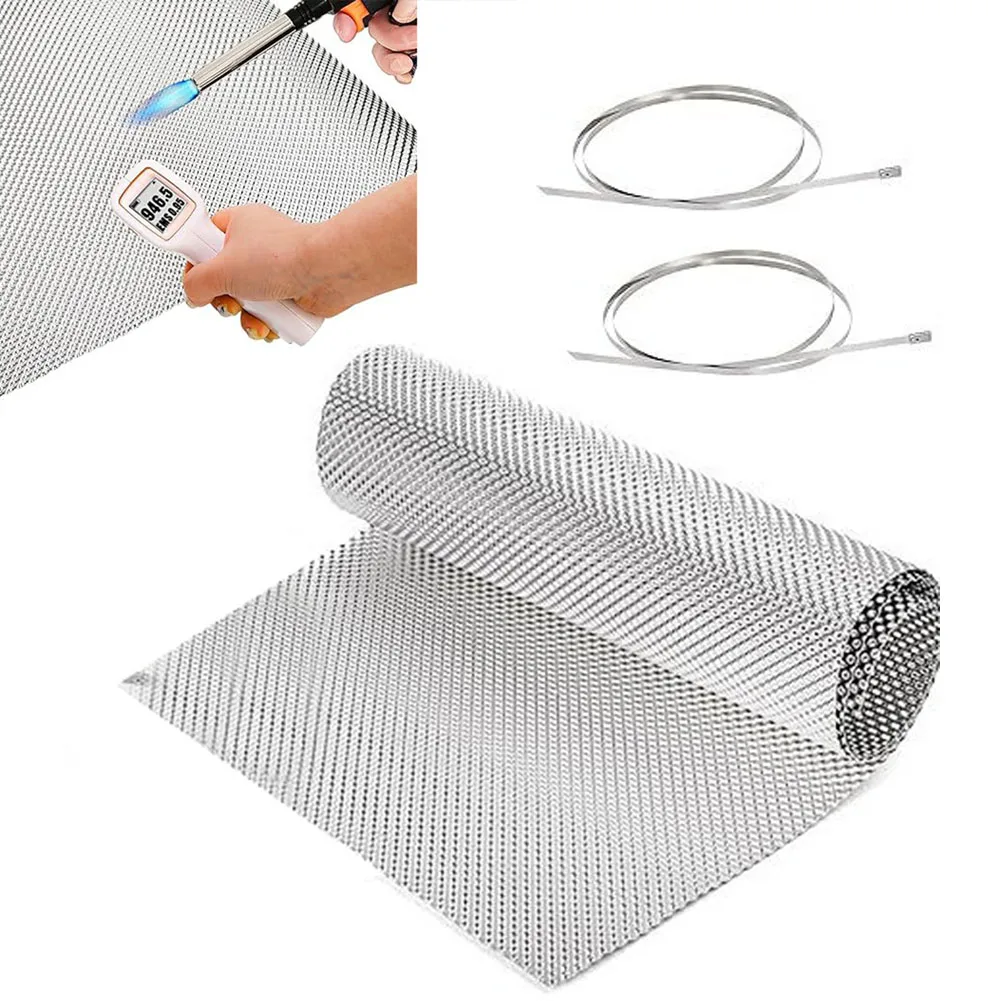Automotive Exhaust Heat Barrier Sheet with Embossed Aluminum Construction for Enhanced Protection and Performance