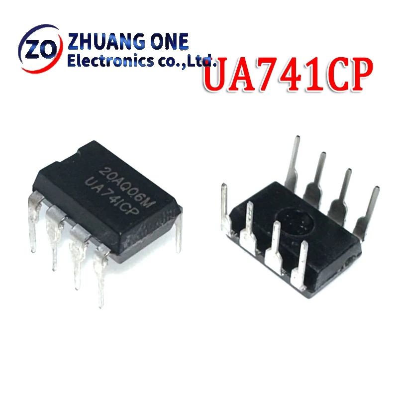 10pcs/lot Ua741 Ua741cn Ua741cp Dip-8 Op Amp Brand New