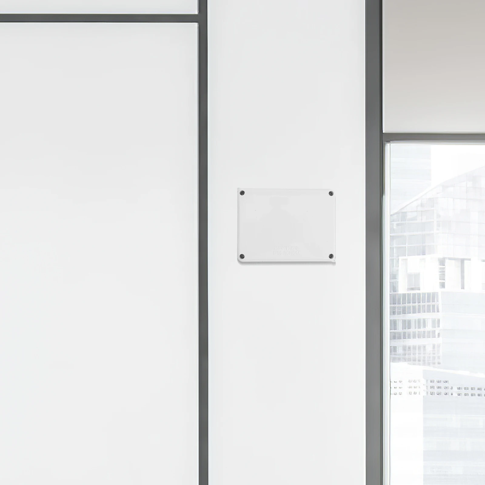 

1Set Outdoor Electrical Distribution Box with Terminals Strip Connector ABS PP Material Durable Wiring Case Junction Box Plastic