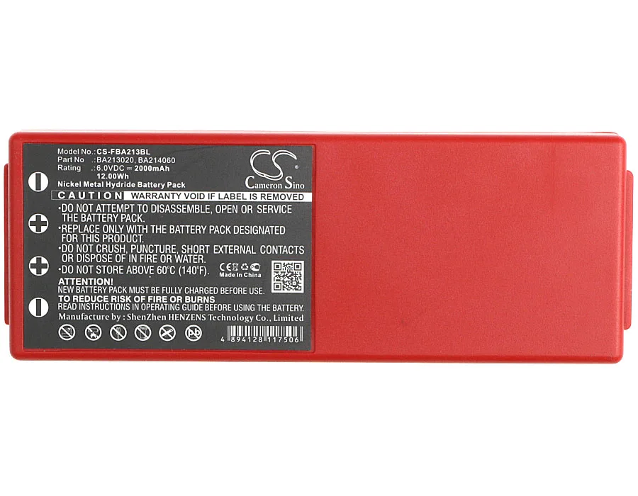 Replacement Battery for HBC Radiomatic FUB10XL/FUB78AA/BA214060/ BA214061/BA210040 /BA211060/BA213020/PM458017/Liebherr  Funkst