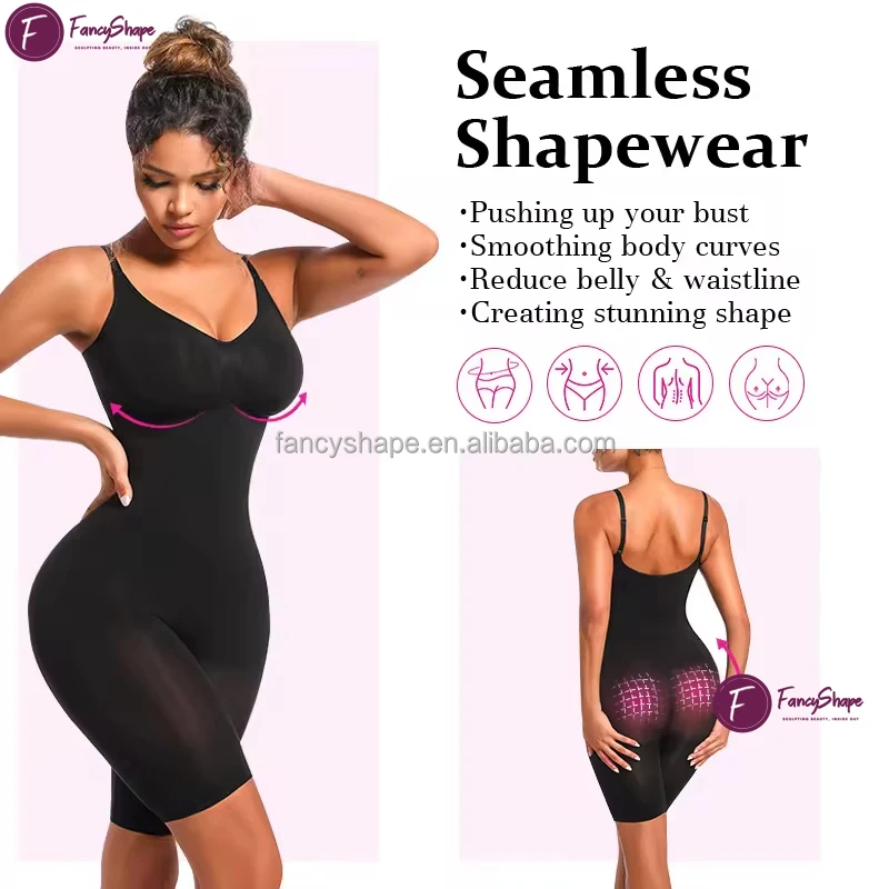 8XL Plus Size Girdle Extreme Firm Compression Shapewear Seamless Body Shaper Low Back Snatched Waist Fajas Mid Thigh Bodysuit