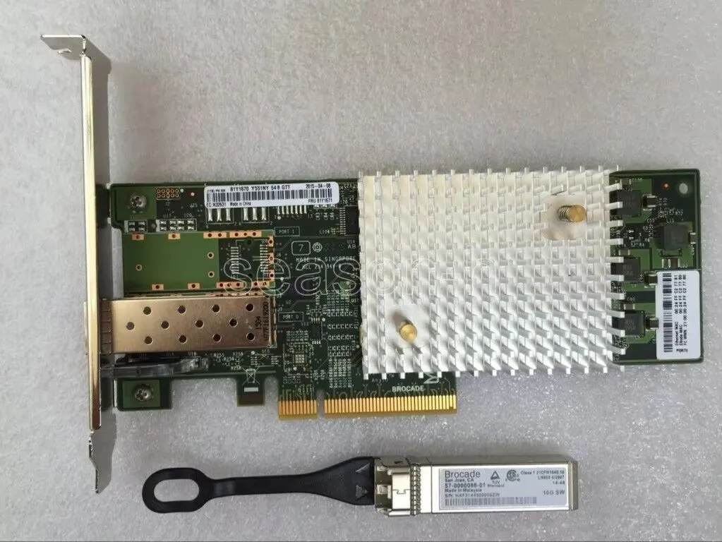 Brocade BR-1860-1F 1-Port 16Gb HBA Fibre 81Y1670 81Y1671=QLE2660