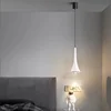 북유럽 럭셔리 레스토랑 LED 샹들리에 침실 머리맡 주방 연구 호텔 미니멀리스트 펜던트 램프 아트 인테리어 장식 조명 6