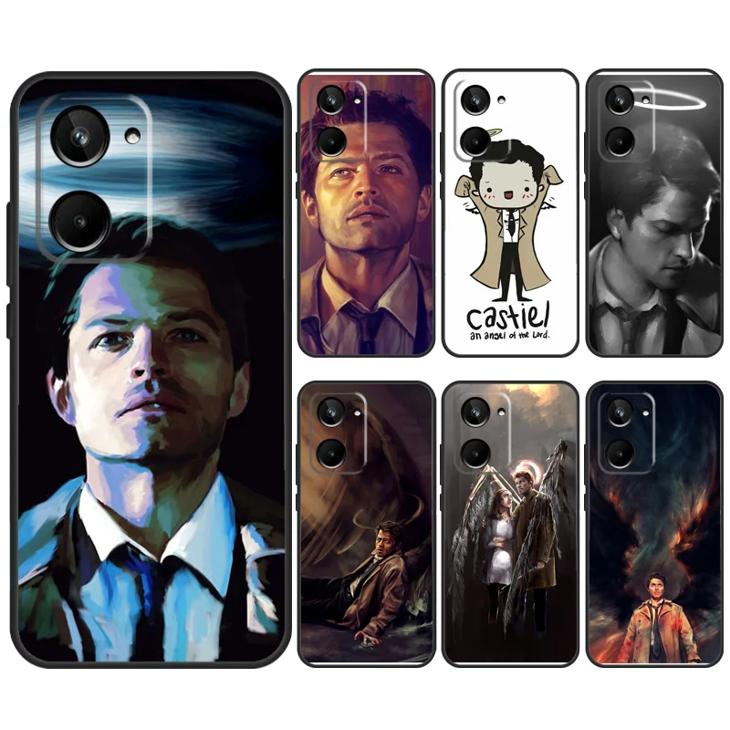 Supernatural Castiel For Realme C67 C55 C53 C51 C35 C33 C31 C30 C25s C21Y GT Neo5 GT5 9 10 11 12 Pro Plus Case