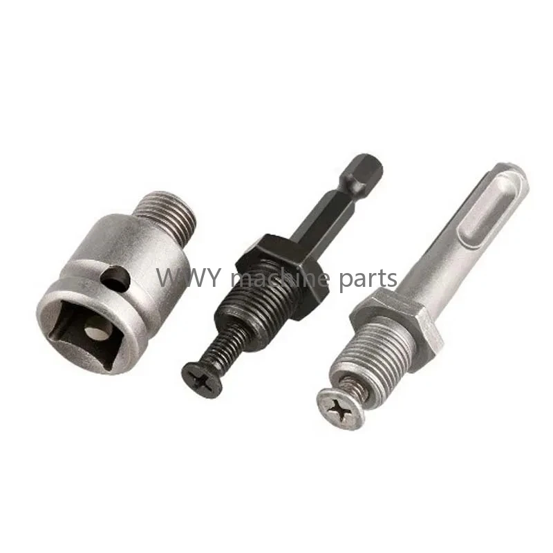 Drill Chuck Ratchet Type Drill Chuck Self-Locking Chuck 13Mm 1/2 With Connecting Rod Conversion Head 4-Piece Set