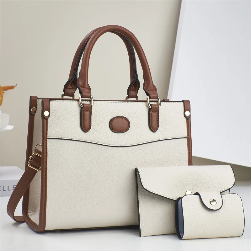 

3Piece Set Women's Bag Brand Design Fashion Shoulder Messenger Bags Luxury Crossbody Sac High Quality Handbags women and Purses