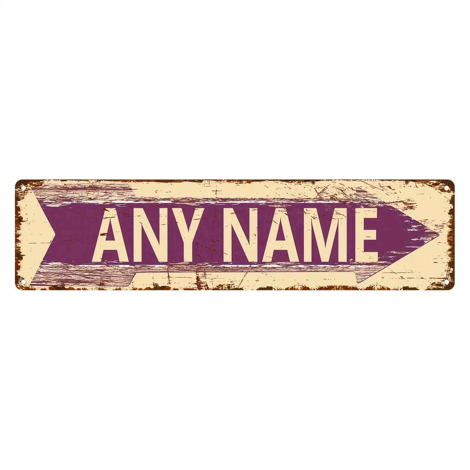 CIFbuy Personalized Custom Retro Street Sign, Left Right Arrows, Man Cave Bar Cafe Restaurant Wall Art Decor Only, Aluminum Sign
