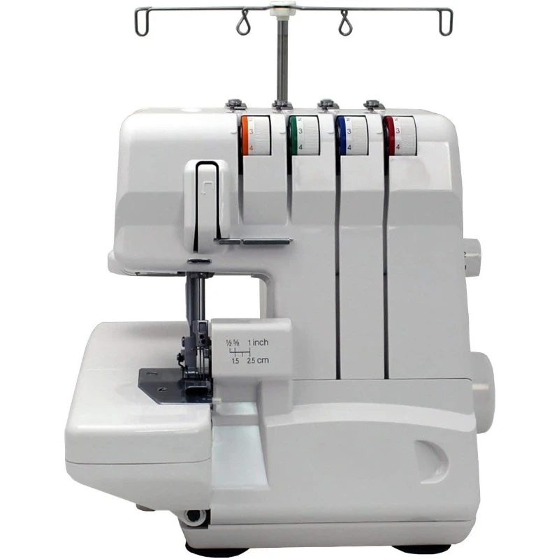 MO-50E, 3 or 4 Thread Serger Lay In Tensions, Adjustable Differential Feed Built In Rolled Hem Automatic Lower