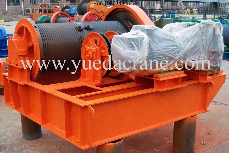Drum Electric Winch for Water Gate Double Drum Rope Hoist 5ton to 250ton Water Dam Winch Double