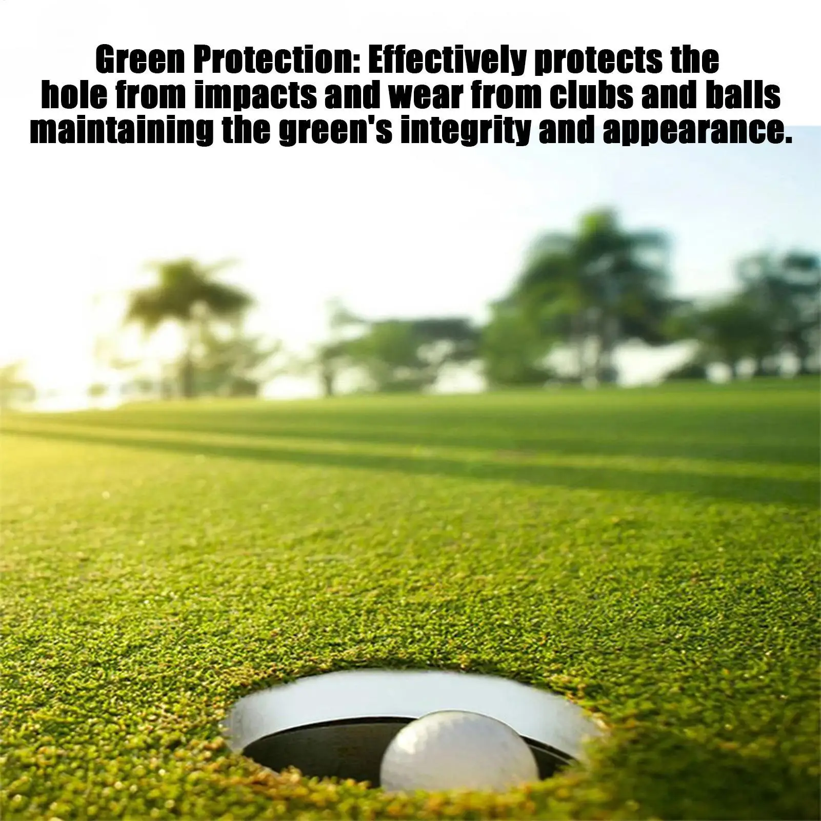 

Golf Putting Cup Ring 2-Piece Portable Golfing Accessories Indoor Golf Cups Ring For Putting Green For Practice Backyard Home