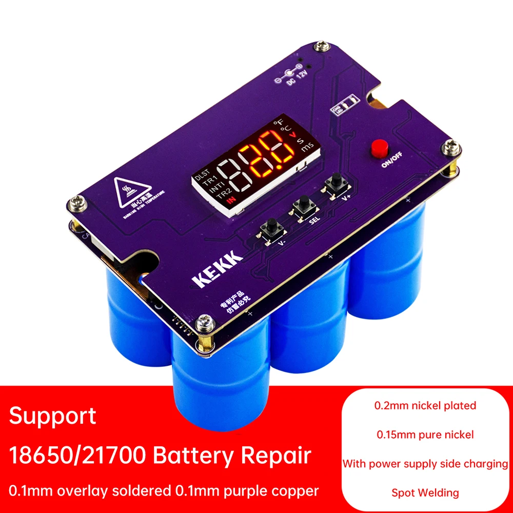

Farad Capacitors Spot Welder Super Capacitor Spot Welding Machine Control Board 0.3mm For 18650/21700 Battery