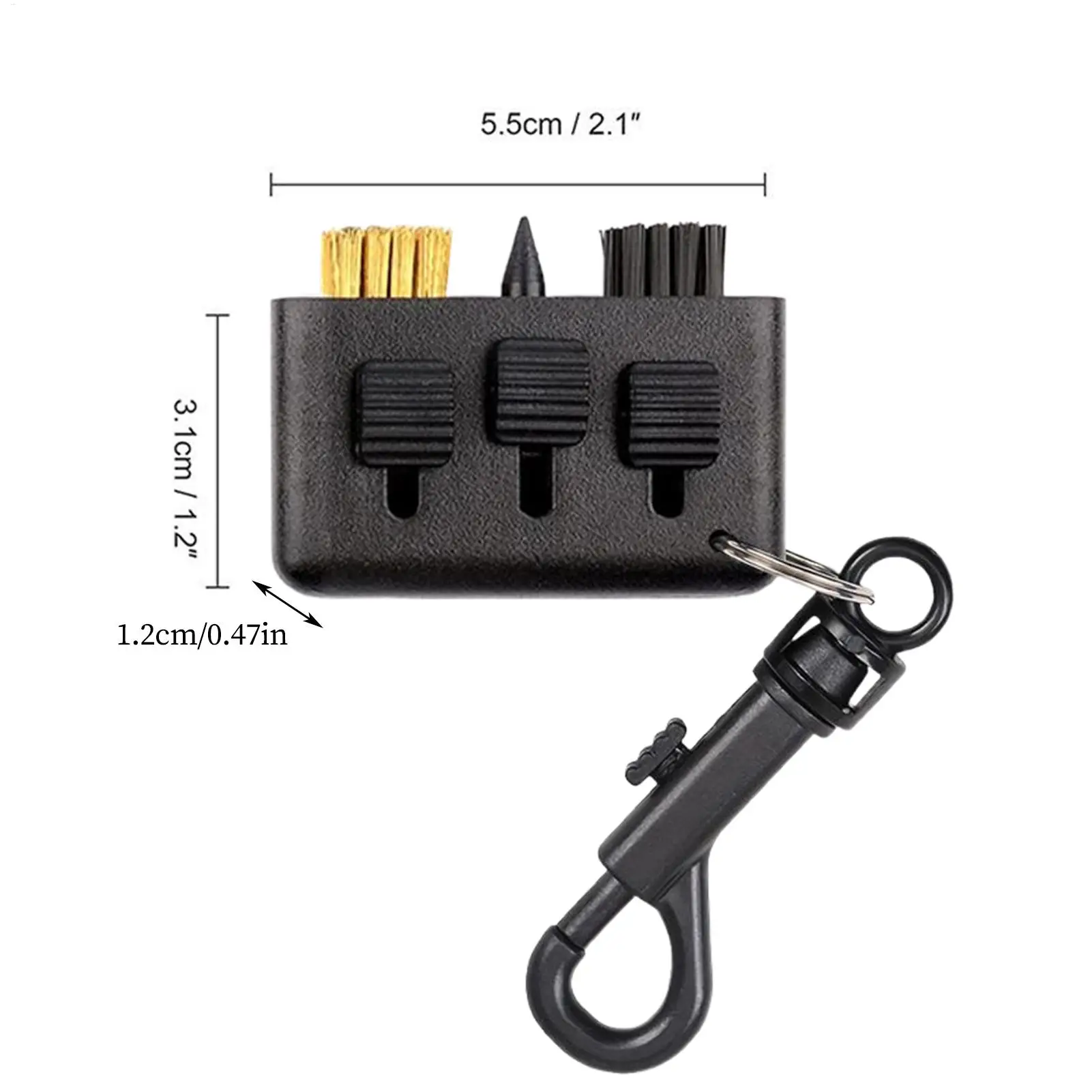 فرشاة تنظيف نادي الغولف المحمولة فرشاة غسالة النادي على الدورة ملحق أداة تنظيف الغولف للبنين المراهقين زوج لاعبي الغولف النساء #6