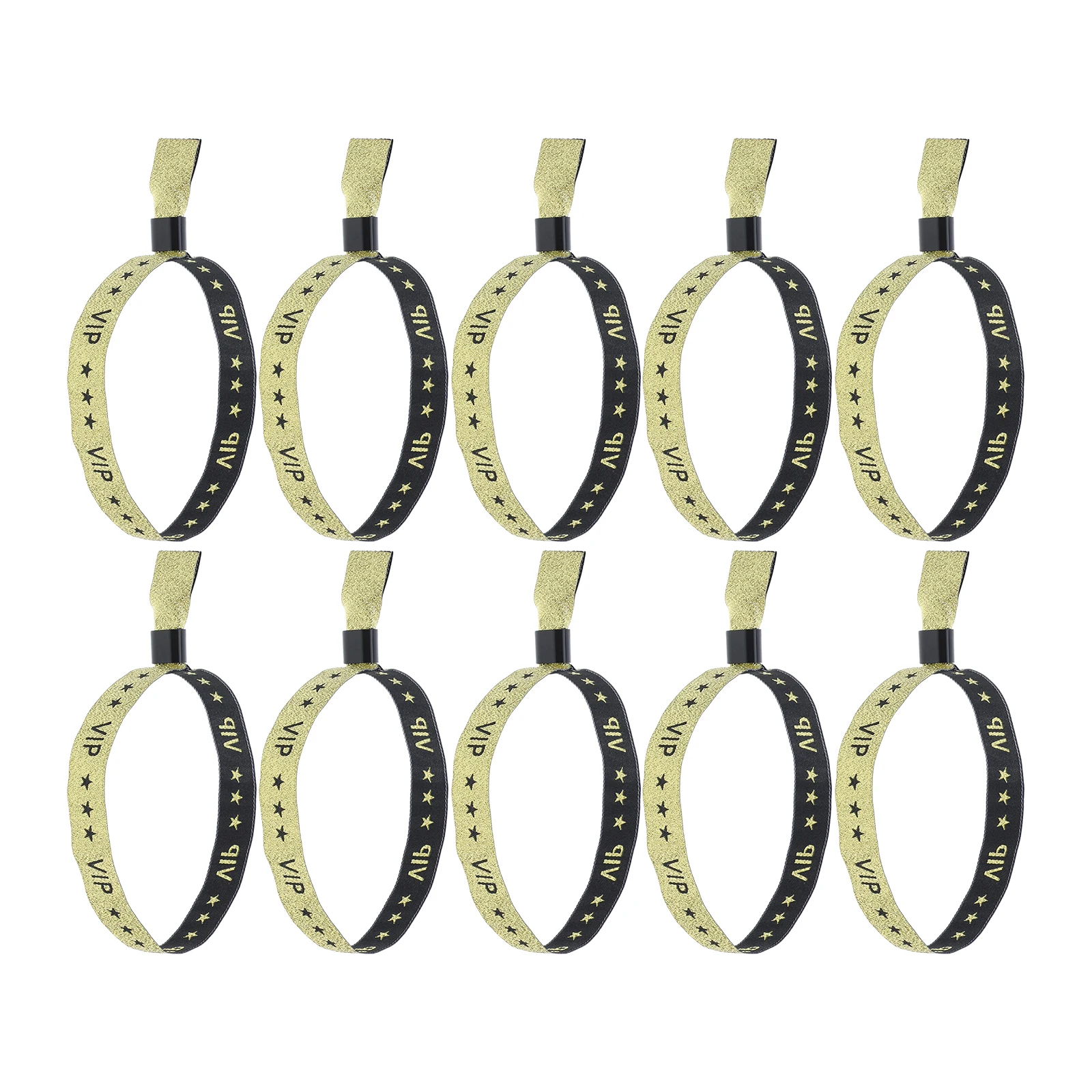 

20 шт. браслеты для вечеринок, золотые браслеты из ткани Vip, мероприятия, свадьбы, концерты, клубы, идентификация гостя, вход