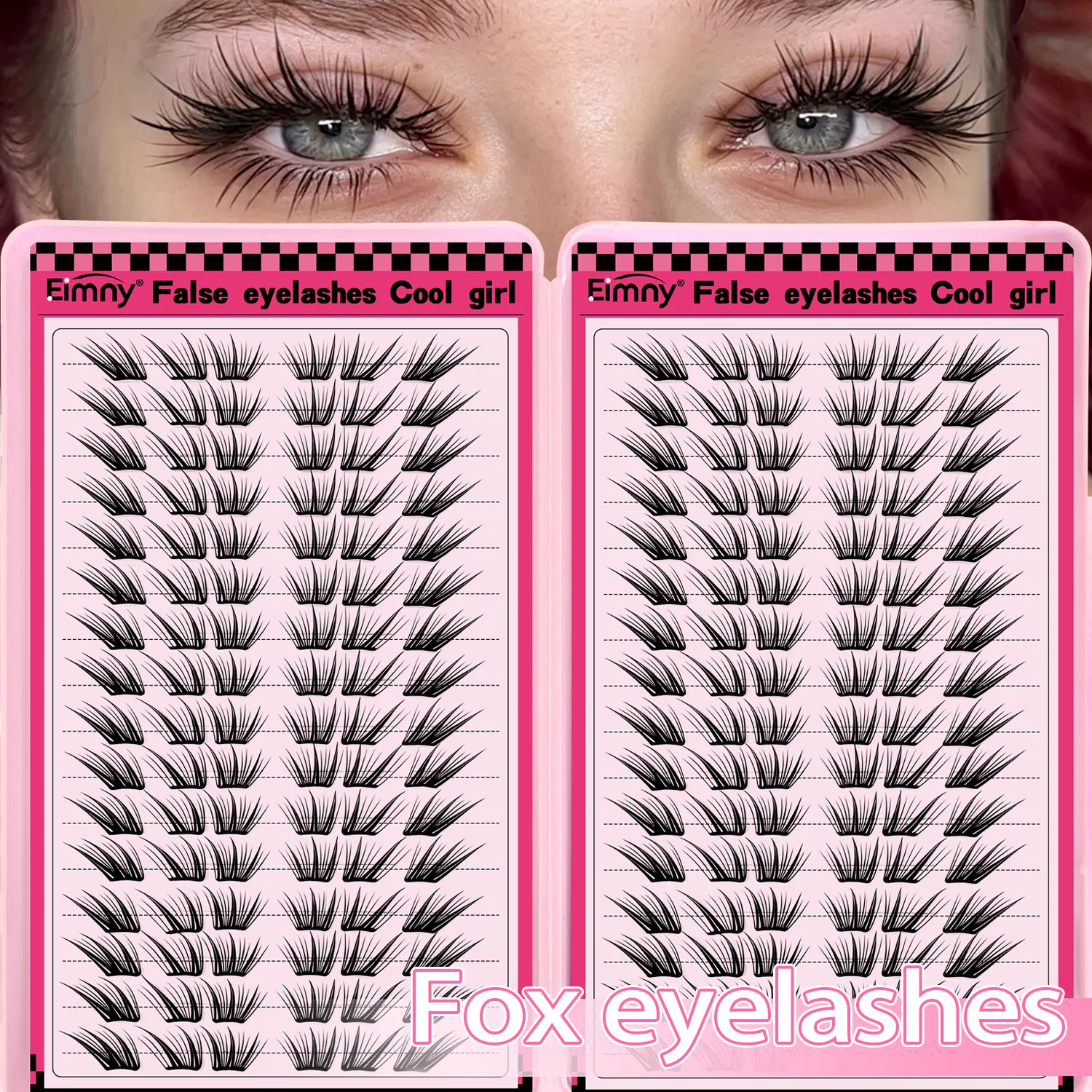 EIMNY Tierbasierte Falsche Wimpern, Wiederverwendbare Einzelwimpern, Bequem, Natürlich Flauschiger Look für Tägliche Anlässe, Partys und Verabredungen – Detail 7