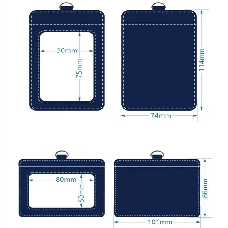 Naamplaatje Echt leer Aanpasbare badge Luxe identificatieondersteuning Paar Lanyard Kaarthouder Werk Kantooraccessoires