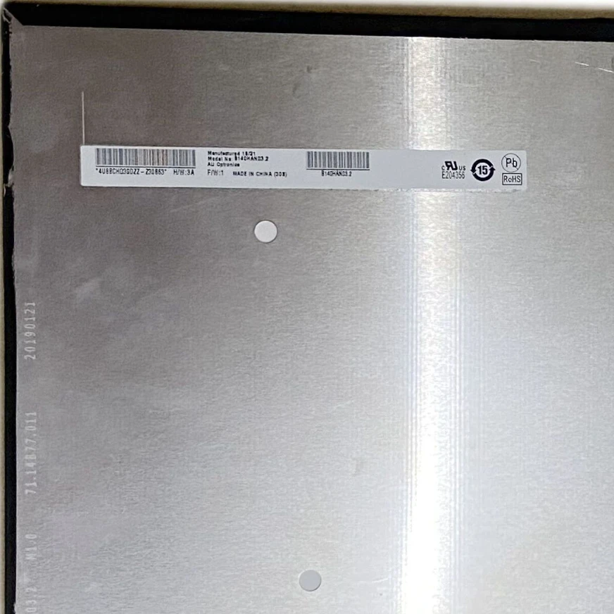 B140HAN03.2 H/W: 3A FHD 1920 × 1080 Substituição IPS Display Back fold Tela LCD LED de 14 "polegadas