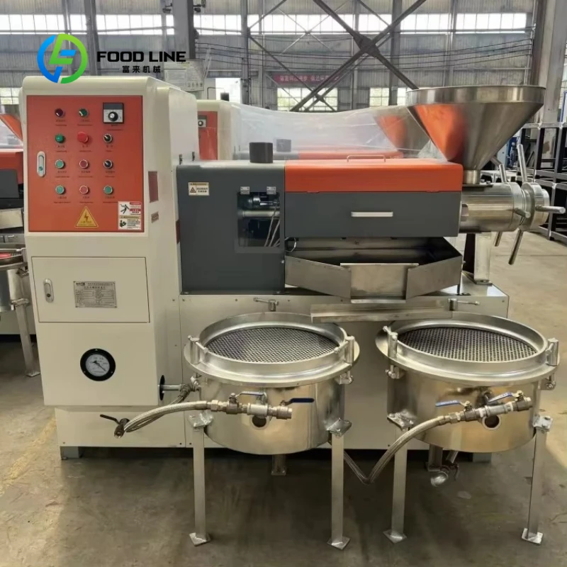 Customized High‑Efficiency Industrial Screw Oil Expeller Machine Automatic Integrated Pressing Filter for Peanut Rapeseed