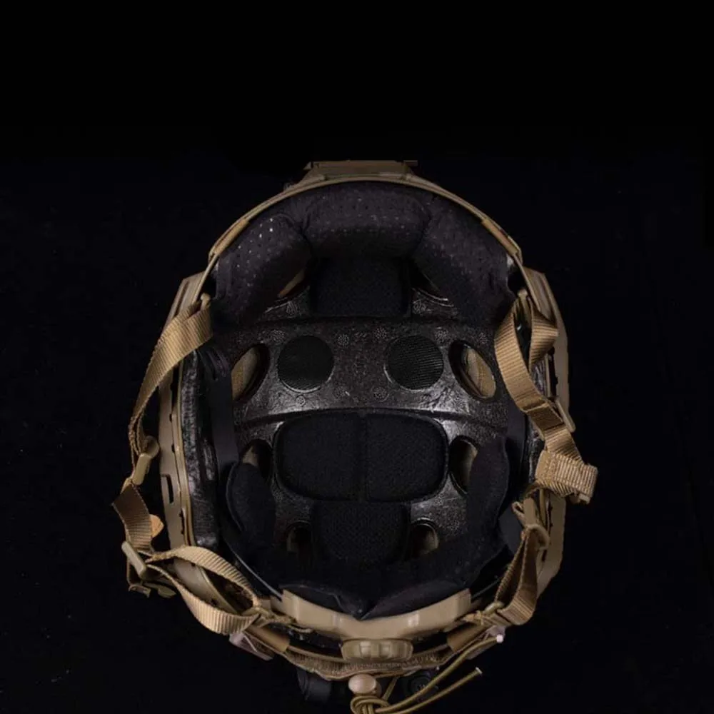 Kask taktyczny Gogle Zestawy słuchawkowe Wysokiej jakości ochrona Sprzęt Airsoft Maska Polowanie Wielofunkcyjny kask