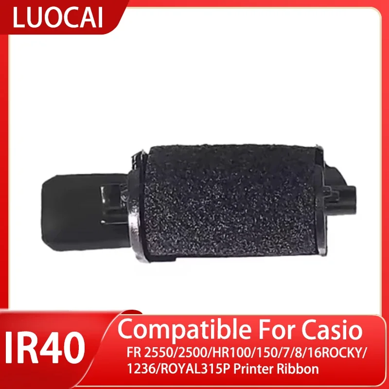 LUOCAI Black IR-40 Ink Roller Compatible Printer Ribbon for casio FR 2550 2500 HR100 HR150 HR7 HR8 HR16 ER100