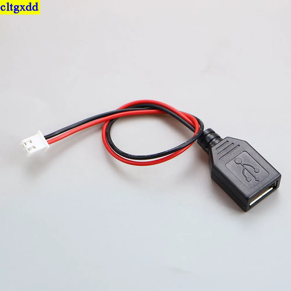 Cltgxdd 암수 플러그 소켓 커넥터 터미널 케이블, USB 2.0, 2 핀 전원, A 타입, DIY 키트, XH2.54, 1 개