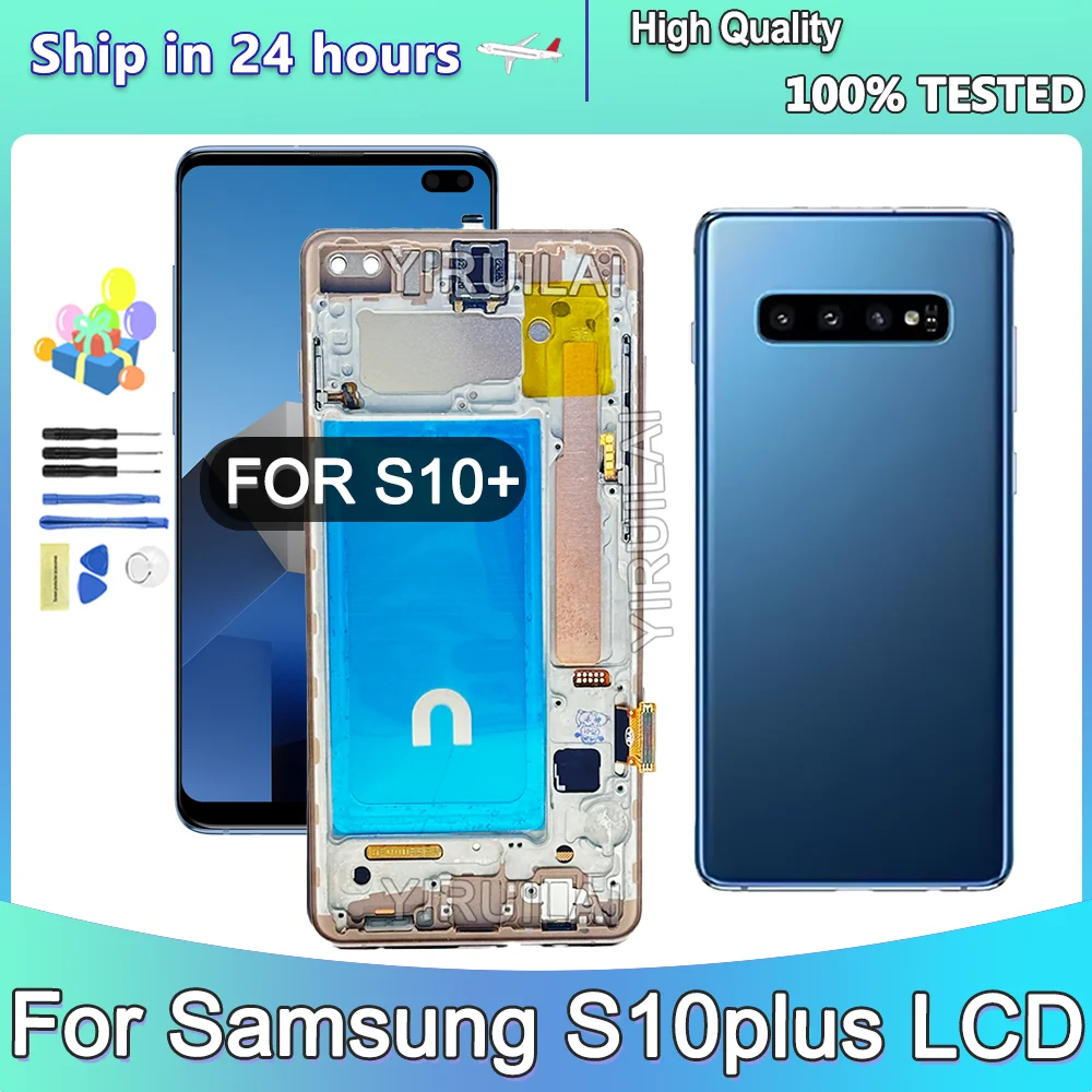tft-サムスンギャラクシー-s10-プラス液晶ディスプレイデジタルタッチスクリーンデジタイザサムスン-g975u-g975w-g975-g975f-液晶ディスプレイ