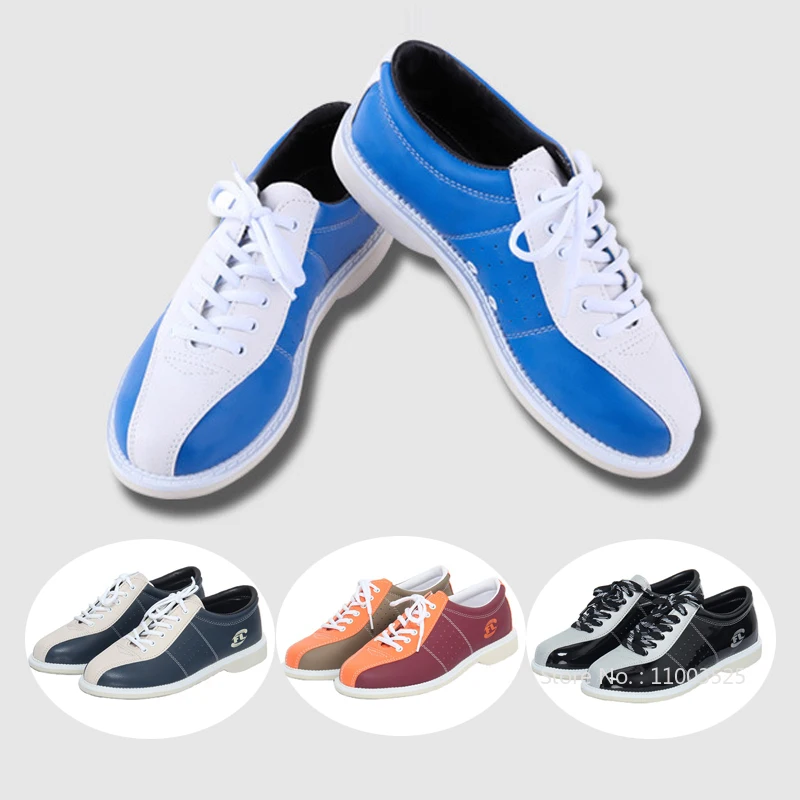 Bowling Supplies Men Women Bowling Shoes Soft Fiber Sports Sneakers Unisex Breathable Sports Shoes Beginners Training Footwear