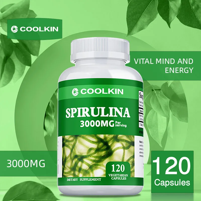 Spirulina Capsules - It Helps Maintain Overall Nutrition and Health, Enhances Natural Energy, and Accelerates Metabolism