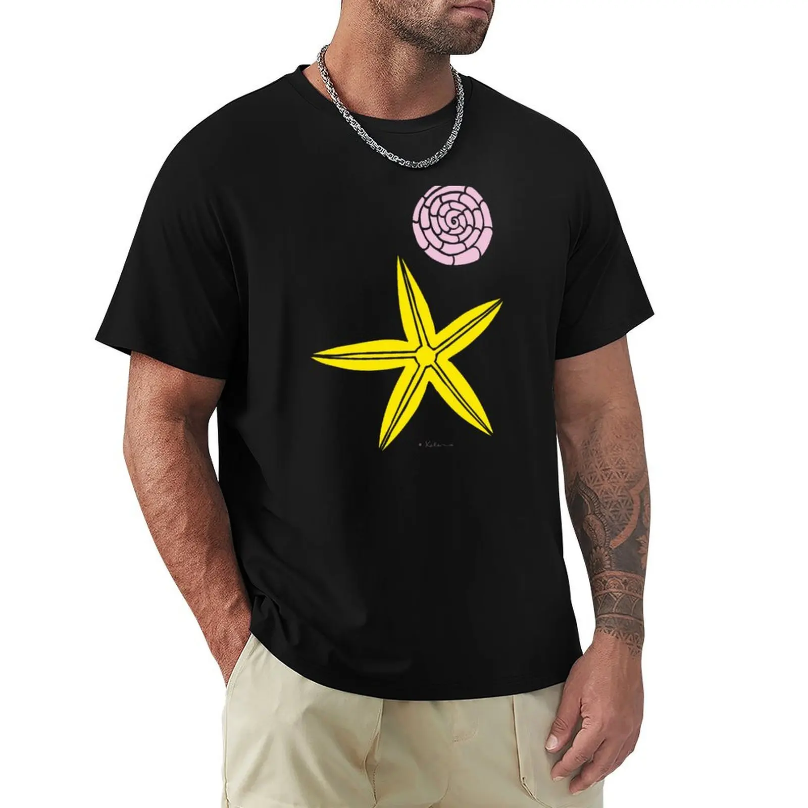 

Starfish and Snail T-Shirt topping gifts for boyfriend heavy weight t shirts for men